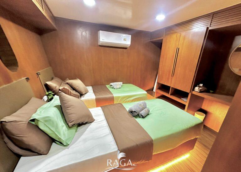 MV Raga Lower Deck Standard Twin cabin photo